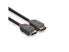 LINDY 36481 1m DisplayPort 1.4 Kabel, Anthra Line - DP Stecker an Stecker