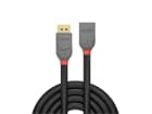LINDY 36497 2m DisplayPort 1.4 Verlängerungskabel, Anthra Line - DP Stecker an Kupplu