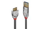 LINDY 36656 0.5m USB 3.2 Typ A an Micro-B Kabel, 5GBit/s,  Cromo Line - USB Typ A Ste