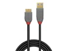 LINDY 36767 2m USB 3.2 Typ A an Micro-B Kabel, 5GBit/s, Anthra Line - USB Typ A Steck