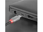 LINDY 3m USB 2.0 Typ C an Micro-B Kabel, Anthra Line - Type C Stecker an Micro-B Stec