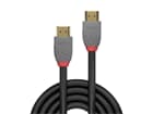 LINDY 36951 0.5m Ultra High Speed HDMI Kabel, Anthra Line - HDMI Stecker an Stecker