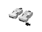 LINDY 38106 500m LWL / Fibre Optic DVI-D Dual Link Extender - Überträgt DVI-D Dual Li