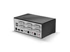 LINDY 39302 2 Port Dual Head KVM Switch, DVI-I Dual Link, USB 2.0 & Audio - Schaltet