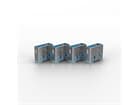 LINDY 40462 USB Typ A Port Schloss, blau, 10 Stück - Zehn Port Schlösser für USB ohne