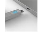 LINDY 40465 USB Typ C Port Schloss, blau - Schützt USB Typ C Ports vor unberechtigtem