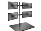 LINDY 40659 Tischhalterung für vier Monitore - Sichere Montage von 4 Monitoren am Sch
