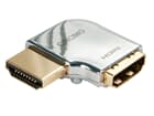 LINDY 41508 CROMO HDMI Adapter, 90 Grad ''Links'' - HDMI Winkeladapter 90 Grad lenkt