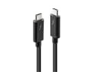 LINDY 41556 Thunderbolt 3  Kabel, 1m - USB Typ C Stecker / Stecker