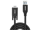 LINDY 41879 - USB 3.1 C/A Kabel 1m, verschraubbar