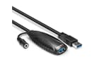 LINDY 43156 10m USB 3.0 Aktivverlängerung  - 10m USB 3.0 Verlängerung am USB-Anschlus