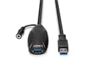 LINDY 43156 10m USB 3.0 Aktivverlängerung  - 10m USB 3.0 Verlängerung am USB-Anschlus