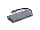 LINDY 43278 USB 3.1 Typ C Laptop Mini Dock - HDMI, VGA, PD 3.0 100W, USB 3.1, Gigabit
