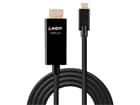 LINDY 43291 1m USB Typ C an HDMI 4K60 Adapterkabel mit HDR - Zum Anschluss eines HDMI