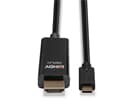 LINDY 43317 10m USB Typ C an HDMI 4K60 Adapterkabel mit HDR - Zuverlässige 4K-Verbind