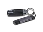 LINDY 43335 USB 3.2 Kartenleser, Typ C & A, SD/MicroSD  - Zugriff auf Daten von SD- u