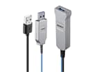 LINDY 30m Fibre Optic USB 3.0 Kabel - USB 2.0 kompatibel