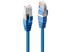 LINDY 45640 0.3m Cat.6 S/FTP LSZH  Netzwerkkabel, blau - RJ45-Stecker, 250MHz, Kupfer
