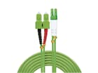 LINDY 46321 2m LWL-Kabel LC/SC, 50/125µm OM5 - LC Stecker an SC Stecker