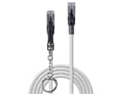 LINDY 47603 - 1.5m Cat.6A S/FTP Sicherheitsnetzwerk kabel, grau - RJ45-Stecker, 500MHz, Kupfer