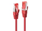 LINDY 47737 7.5m Cat.6 S/FTP  Netzwerkkabel, rot - RJ45-Stecker, 250MHz, Kupfer, 27AW