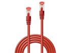 LINDY 47737 7.5m Cat.6 S/FTP  Netzwerkkabel, rot - RJ45-Stecker, 250MHz, Kupfer, 27AW