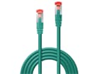 LINDY 47752 7.5m Cat.6 S/FTP  Netzwerkkabel, grün - RJ45-Stecker, 250MHz, Kupfer, 27A