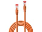 LINDY 47813 10m Cat.6 S/FTP  Netzwerkkabel, orange - RJ45-Stecker, 250MHz, Kupfer, 27