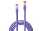 LINDY 47823 1.5m Cat.6 S/FTP  Netzwerkkabel, violett - RJ45-Stecker, 250MHz, Kupfer,