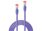 LINDY 47824 2m Cat.6 S/FTP  Netzwerkkabel, violett - RJ45-Stecker, 250MHz, Kupfer, 27