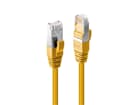 LINDY 47867 - 7,5m Cat.6A S/FTP LSZH Netzwerkkabel, Gelb - RJ45-Stecker, 500MHz, Kupfer, 27AWG