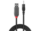 LINDY 70265 Adapterkabel USB A 2,5/0,7mm DC-Hohlstecker - Adapter für den Anschluss v