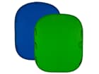 Lastolite LL LC5687 Falthintergrund Doppelseitig Blau/Grün 150x180cm