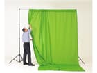 Lastolite Chromakey Textilhintergrund Grün 300x700cm mit Schlaufe