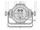 LEUCHTKRAFT LED-Scheinwerfer PARC-64/CTW