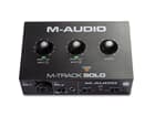 M-AUDIO M-Track Solo 2-Kanal USB Audio Interface mit 1 Crystal Preamp, Phantomspeisung und einem Instrumenteneingang