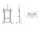 Multibrackets Public Floorstand Dual Pillar 180 HD - Bodenstativ