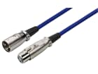 MONACOR MEC-50/BL - Audio XLR-Kabel, 0,7m, BLAU