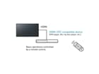 PANASONIC TH-49CQE1 - 49\ (123cm) 4K UHD LED-Display (400 cd/m² / USB Mediaplayer / L