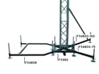 Global Truss Outrigger Base New Style 75 cm Stahl