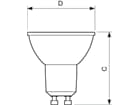 Philips CorePro LEDspotMV 3.5-35W GU10 827 36DRN 2700K