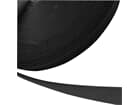 Showgear Haken- und Schlaufenband - Hakenseite - Schwarz - 20 mm x 25 m - selbstklebend