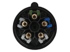 PCE CEE 32 A/400 V 5-pin Plug male - Schwarz - Turbo Twist - IP44