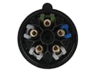 PCE CEE 32 A/400 V 5-pin Plug female - Schwarz - Turbo Twist - IP44