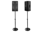 PROmagiX Lautsprecherständer 110-180cm mit Tellerfuß, max. 50kg belastbar