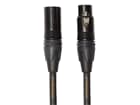 ROLAND RMC-G3 - Symmetrisches Mikrofonkabel mit vergoldeten NEUTRIK XLR-Anschlüssen (XLR 3-pol female / XLR 3-pol male / 1,00m) - in schwarz