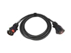 Rigport Cable CEE32 black Titanex 6mm² 1m