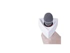 Rycote Einzelne dreieckige weiße Mikrofonflagge