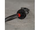 Saveking® Sicherungsseil nach BGV-C1 mit Dämpfungselement und Schnellverbindungsglied, 20kg, 3mm, 60cm, schwarz