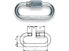 SAFETEX Kettenschnellverschluss 10 mm, verzinkt DIN 56927 Form A